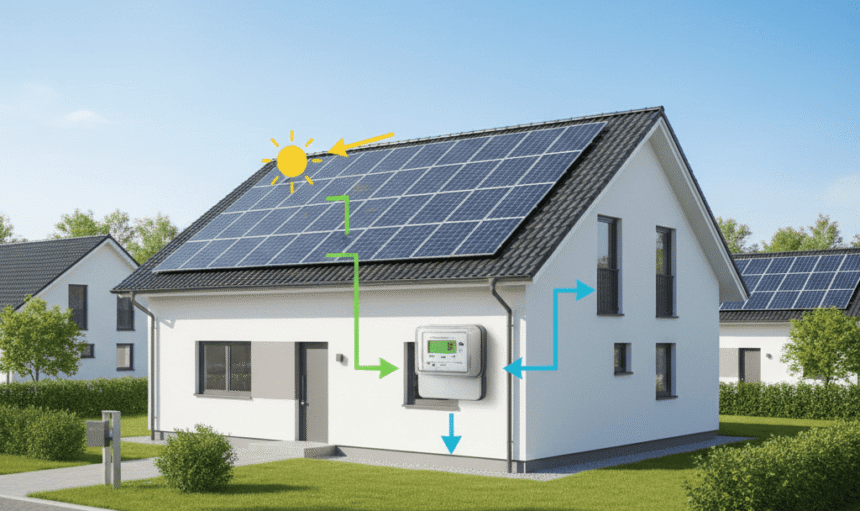 NET METERING for SOLAR POWER PLANT
