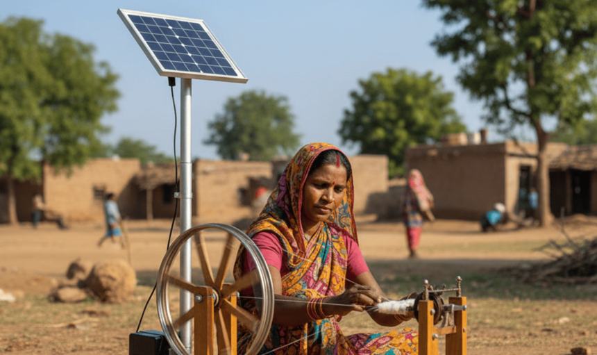 Lobel Solar Charkha Version 2.0