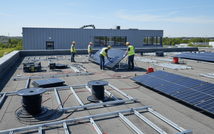 Lobel Solar 15 Kwpa Working Progress