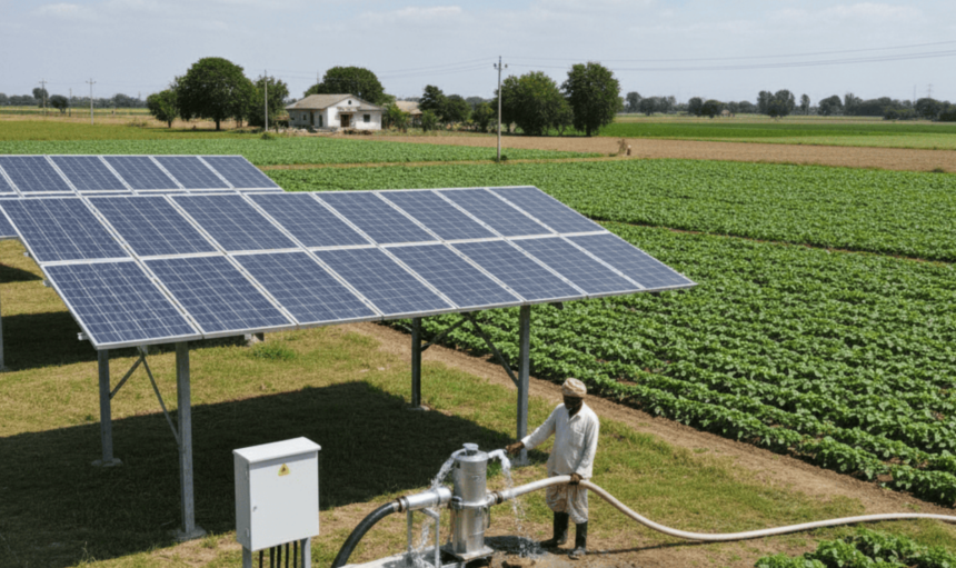 SKY - SuryaShakti Kisan Yojana - LOBEL SOLAR ON GRID WATER PUMPING SYSTEM FOR FARMERS