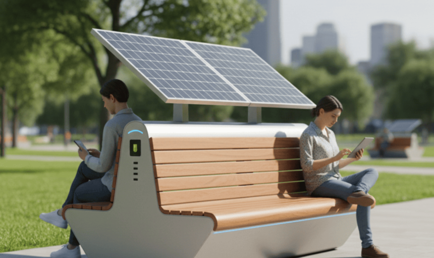 Lobel Smart Solar Bench - Join us & Enjoy us !!!