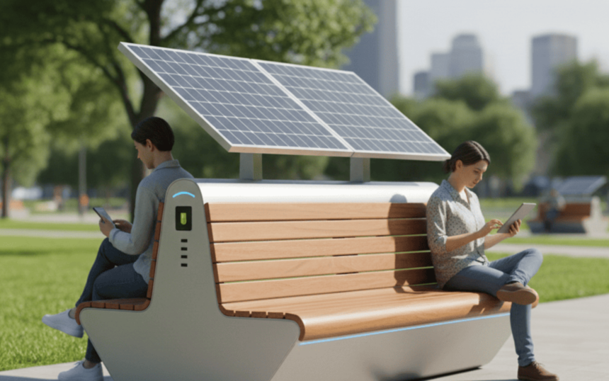 Lobel Smart Solar Bench - Join us & Enjoy us !!!