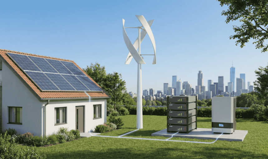 Revolutionize Energy System with LOBEL All in One Solar, Wind, LiPO4 Battery & Inverter Converter.