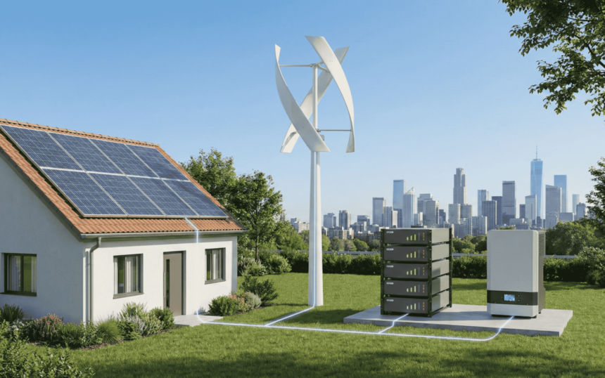 Revolutionize Energy System with LOBEL All in One Solar, Wind, LiPO4 Battery & Inverter Converter.